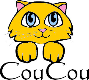 Gif animé coucou chat
